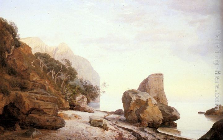 Janus Andreas Bartholin La Cour Rocks Along the Shore